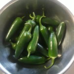 Jalapenos grown in our Urban Gardens - and used in our Jalepeno O.G. Mild Sauce