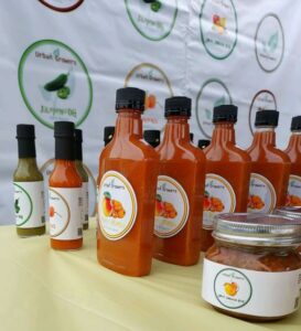 Hot Sauces from Urban Growers, (Los Angeles, CA) - 